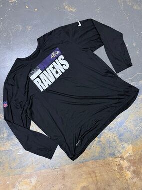 Nike Baltimore Ravens NFL Shirt Dri-Fit Workout Fitness 3XL CK1269-010 Football